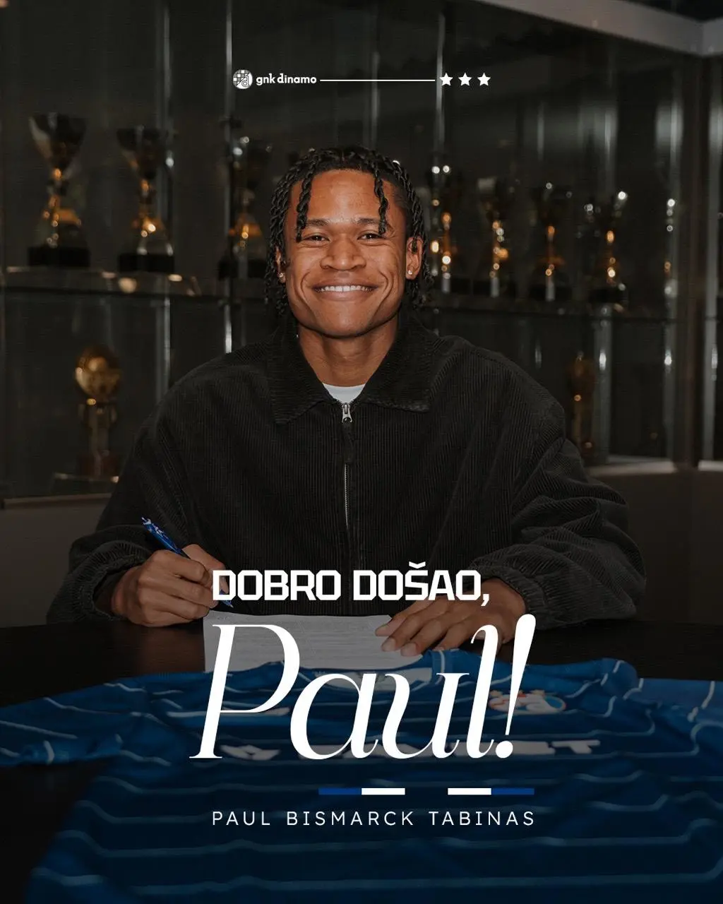 百家乐指南-官方：23岁菲律宾国脚保罗-塔比纳斯加盟萨格勒布迪纳摩